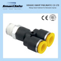 Pyj Type Plastic Material Quick Connector Pneumatic One Touch-in Tube Fittings